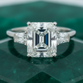 The Cordelia — 2.10ct Radiant-Cut Three-Stone
