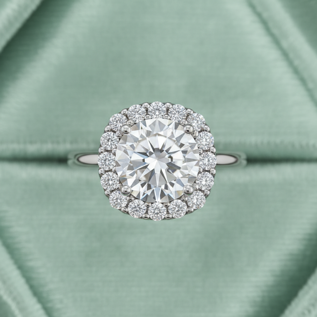 The Beatrix — 1.80ct Round Halo